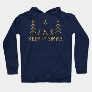 keep it simple golden Hoodie